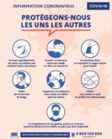 affiche gestes barrières