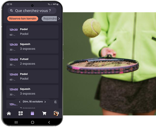 Logiciel de réservation Padel, logiciel de réservation tennis, logiciel de réservation badminton, logiciel de réservation squash