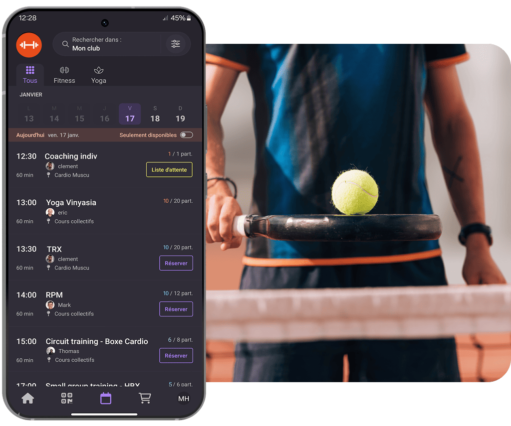 Logiciel de réservation Padel, logiciel de réservation tennis, logiciel de réservation badminton, logiciel de réservation squash