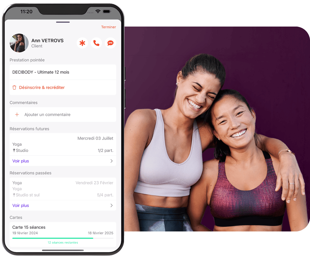 Application business coach et personal trainers fitness - Decicoach