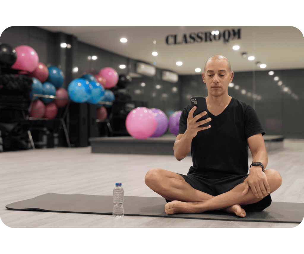 Application coach studios et salles de sport