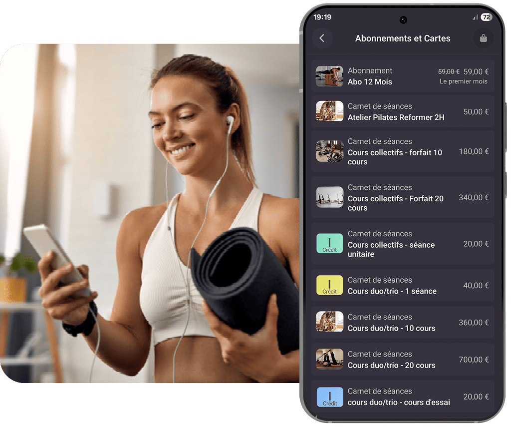 paiement en ligne logiciel de gestion club de sport