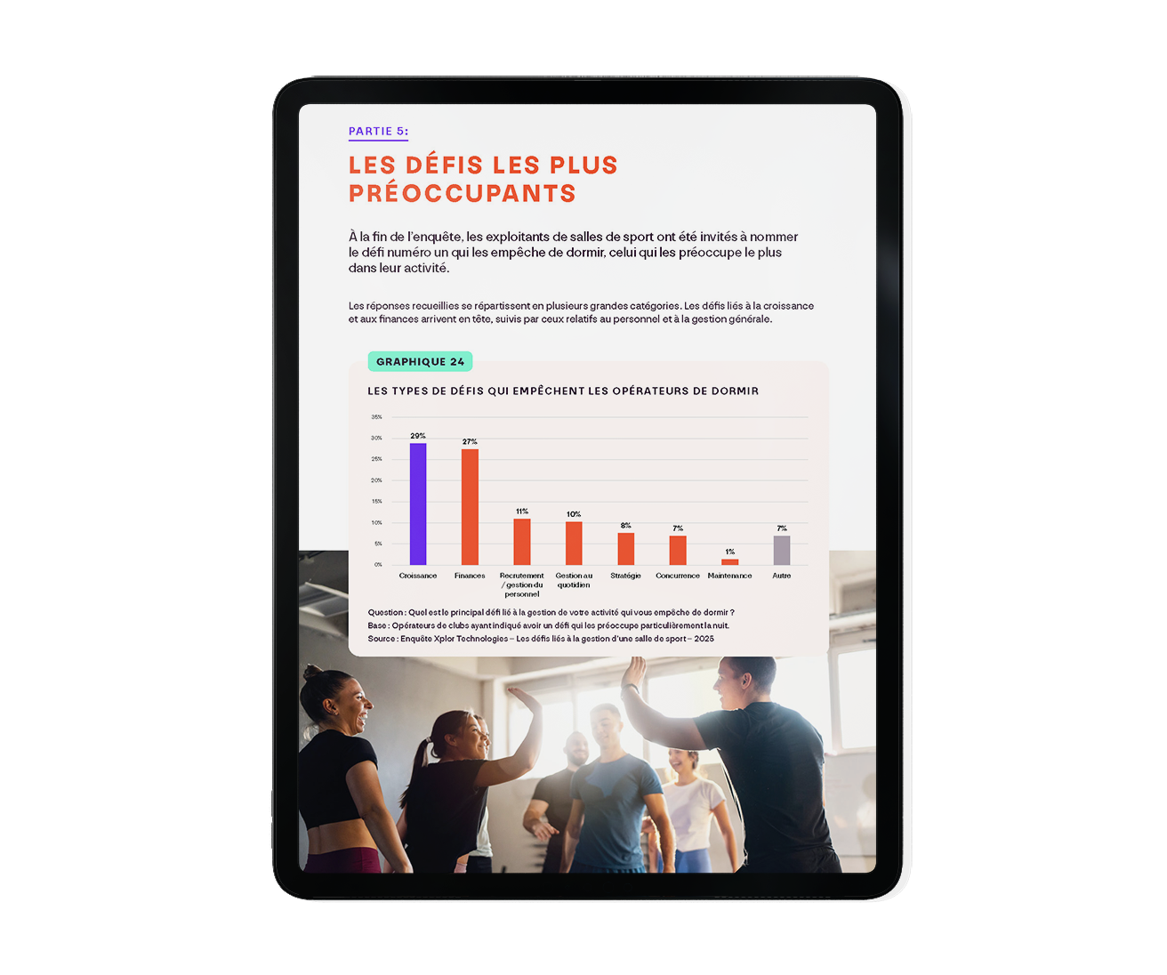 Rapport d'analyse des gérants de salles et studios de fitness 2025 - Etude multi-pays - Xplor Deciplus